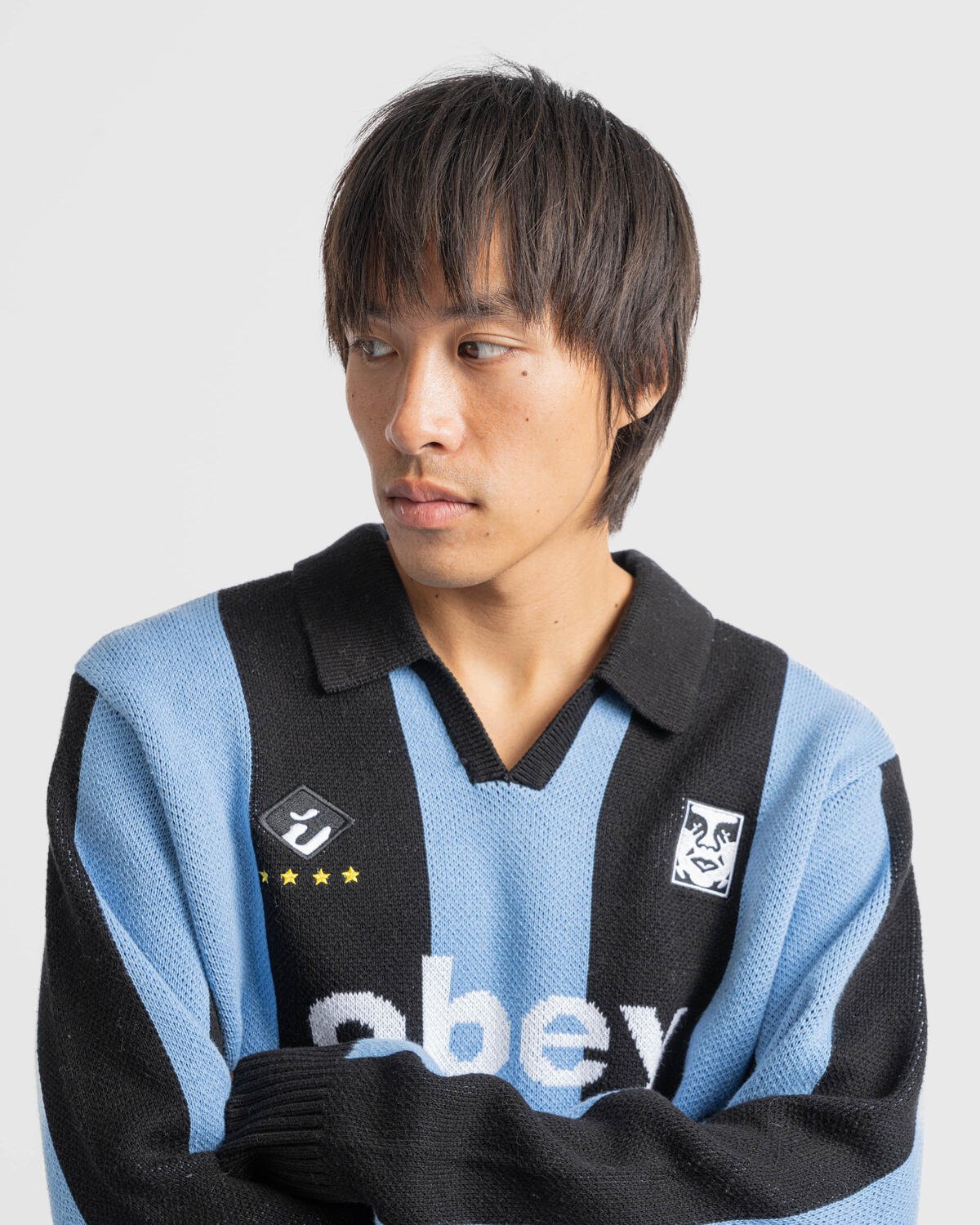 Obey Soccer jersey sweater | 151000090-LBL | AFEW STORE